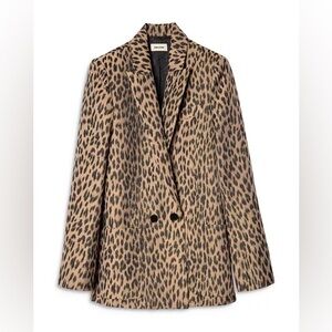 Zadig & Voltaire Visko Leopard print Blazer